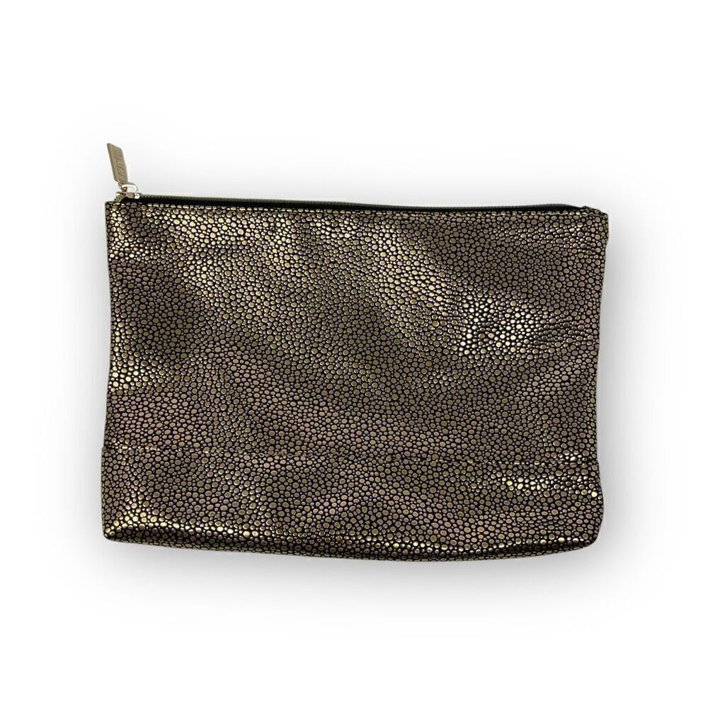 Tarte Cosmetics Women's Gold Getter Cosmetic Zippered Bag AC9 Gold One Size